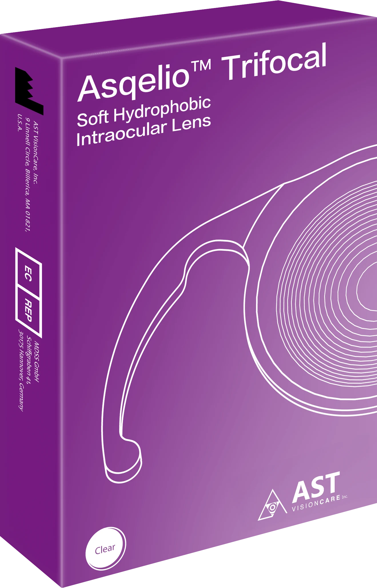 Asqelio Trifocal packaging